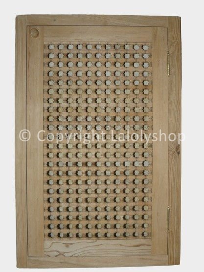 Porte de placard marocaine en bois moucharabieh 60 x 40 cm